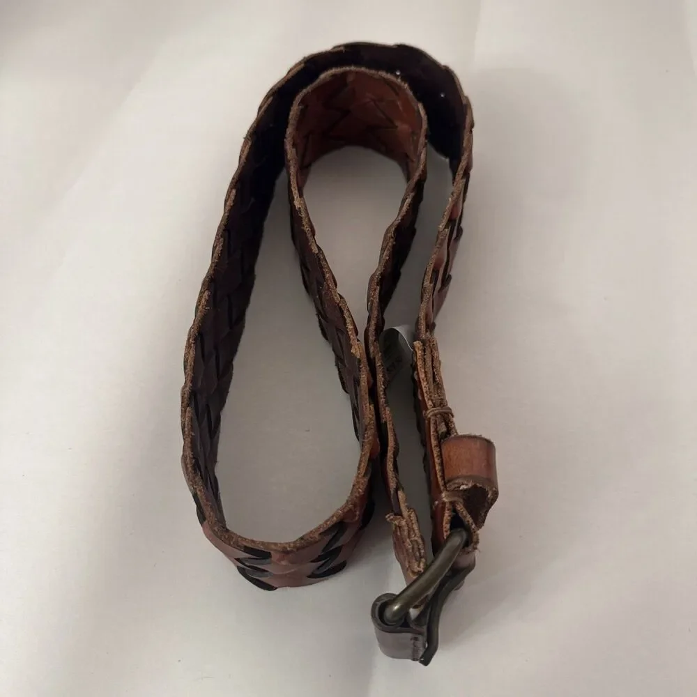 American Eagle Outfitters Braided Belt Genuine Leather Size Small NWT